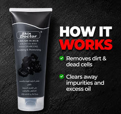 Cream Scrub with Charcoal